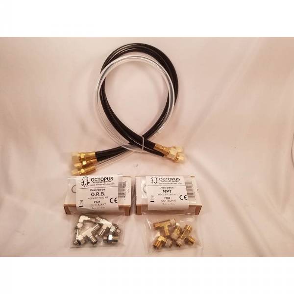 Octopus Autopilot 30 In Hose, Kitting Kit Includes Orb, Npt Helm Fittings