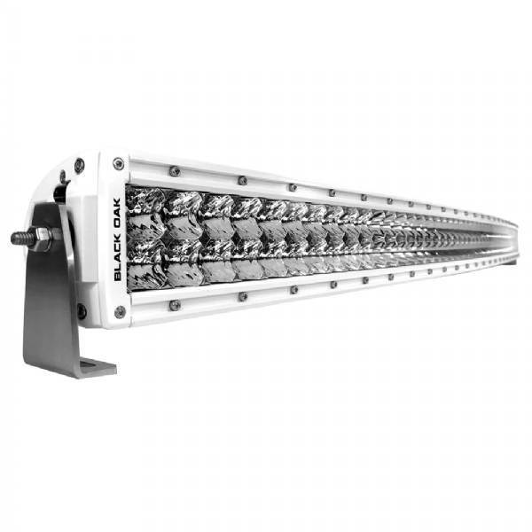 Black Oak Led Pro Series Curved Double Row Combo 50 In Light Bar - White