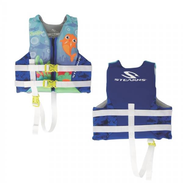 Puddle Jumper Child Hydroprene Life Vest - Blue Walrus - 30-50Lbs