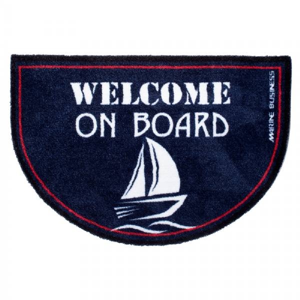 Marine Business Non-Slip Welcome On Board Half-Moon-Shaped Mat - Regata