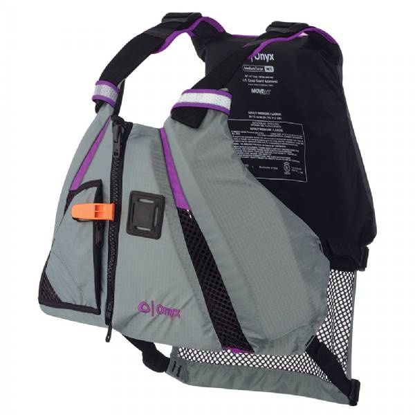 Onyx Movement Dynamic Paddle Sports Vest - Purple/Grey - Xs/Small