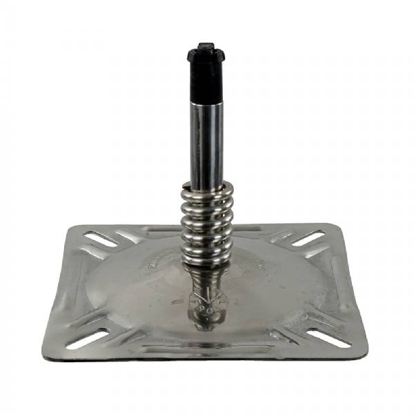 Springfield Marine Springfield Kingpin 7 In X 7 In Seat Mount W/Spring Polished