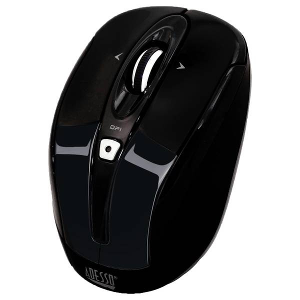 Adesso Imouse S60 2.4 Ghz Wireless Programmable Nano Mouse (Black)