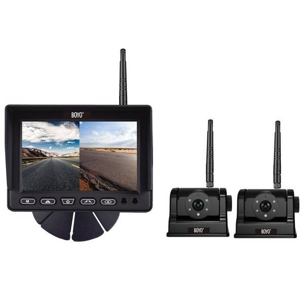 Boyo Vision 2.4 Ghz Wireless 2-Channel Ahd Vehicle Backup System