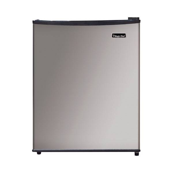 Magic Chef 2.4 Cubic-Ft Stainless Steel Refrigerator
