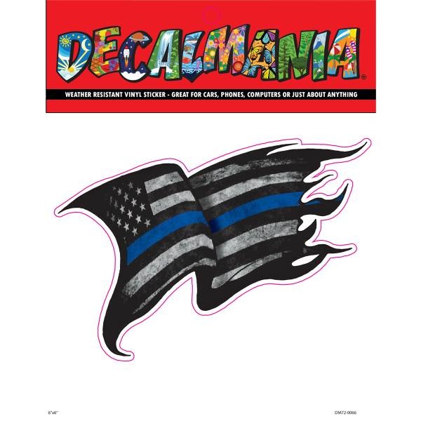 Decalmania Decal Blue Lives Matter Flag 3 1Pk 6In