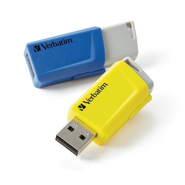 Verbatim 16 Gb Store Ftnft Click Usb Flash Drive, 2 Pack