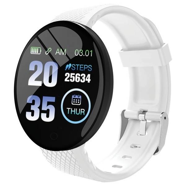 Proscan Bluetooth Smart Watch/Fitness Bracelet (White)