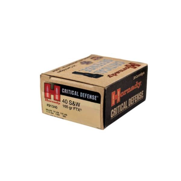 Hornady .40 S And W 165 Grain Ftx Cd-20 Count