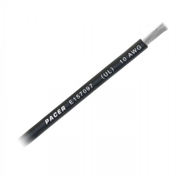 Pacer Black 10 Awg Battery Cable - Sold By The Foot