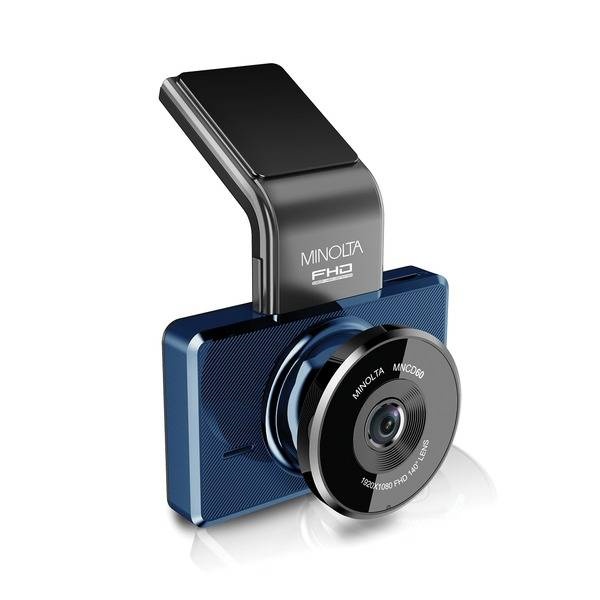Minolta Mncd60 1080P Full Hd Adas Dash Camera With 3-Inch Lcd Screen (