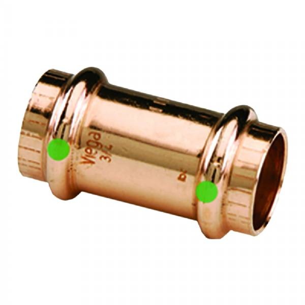 Viega Propress 1/2Inch Copper Coupling W/Stop - Double Press Connect