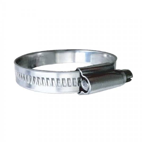 Trident Marine 316 Ss Non-Perforated Worm Gear Hose Clamp - 15/32 In Band - (