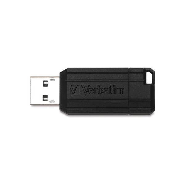 Verbatim 128Gb Pinstripe Usb Flash Drive Black