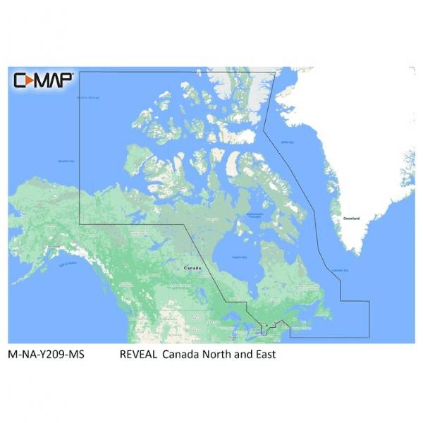 C-Map Reveal Coastal Canada North And East