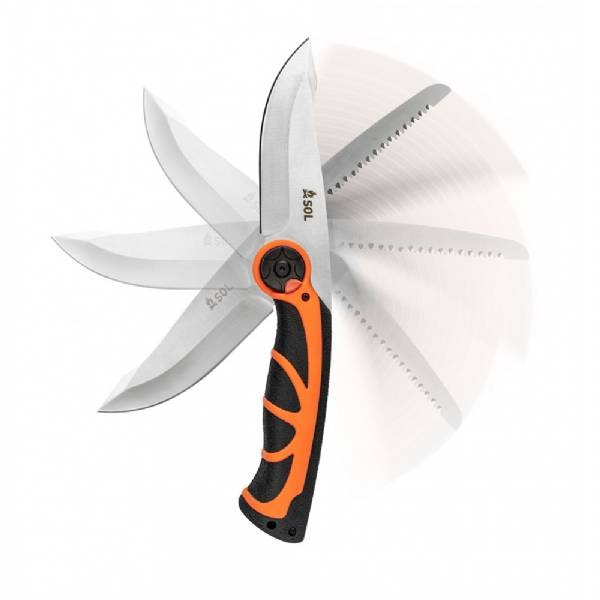 Sol Survive Outdoors Longer Stoke Pivot Knife And Saw