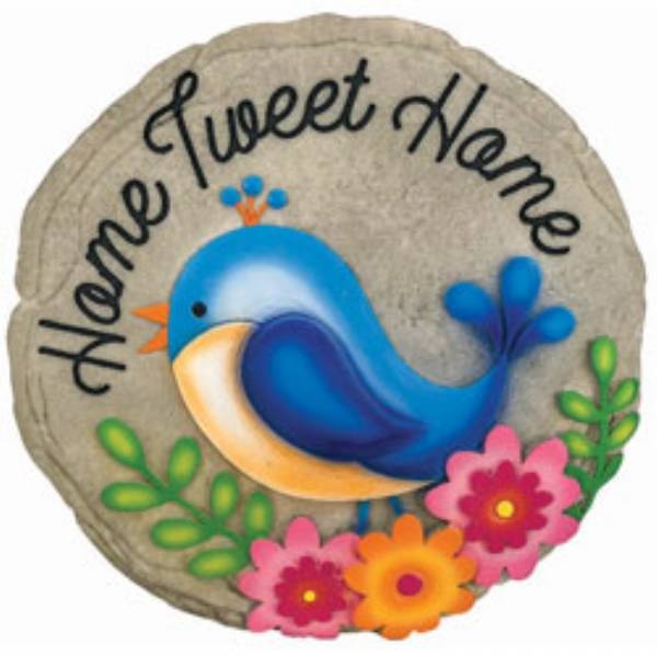 Spoontiques Home Tweet Home Stepping Stone