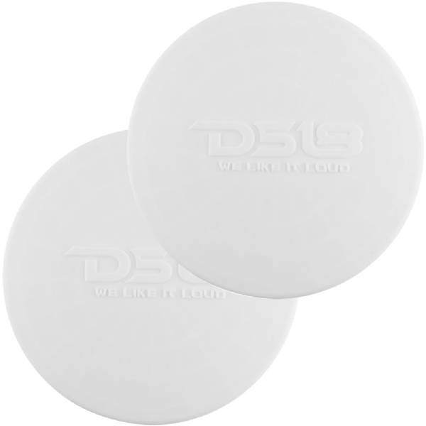 Ds18 Silicone Marine Speaker Cover F/8Inch Speakers - White