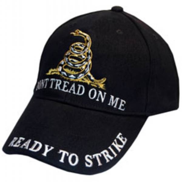 U.S. Military Merchandise Cap Dont Tread On Me Blk