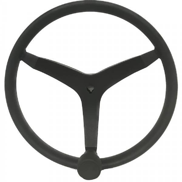 Uflex Usa - V46 - 13.5 In Stainless Steel Steering Wheel W/Speed Knob -