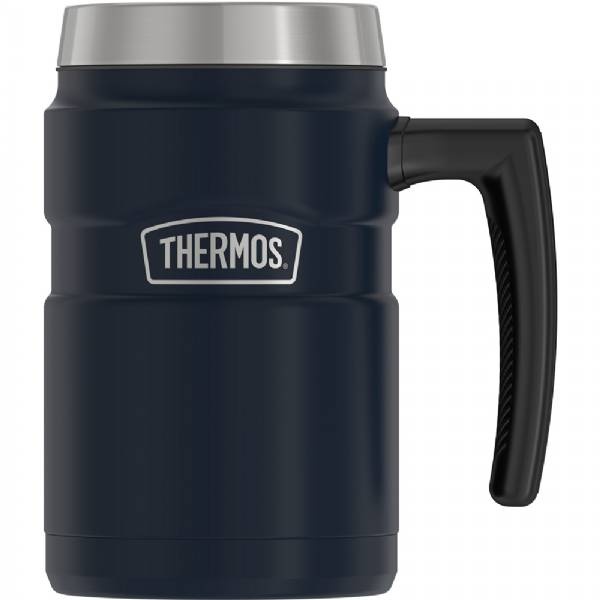 Thermos 16Oz Stainless King Coffee Mug - Matte Midnight Blue