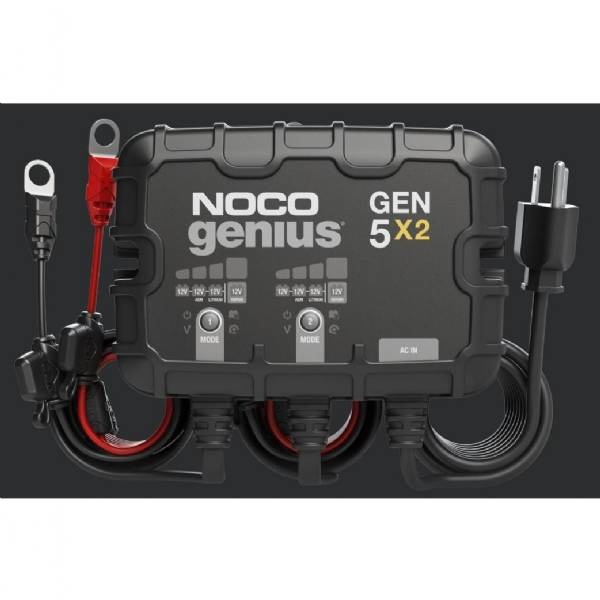 Noco 2-Bank 10A Onboard Battery Charger