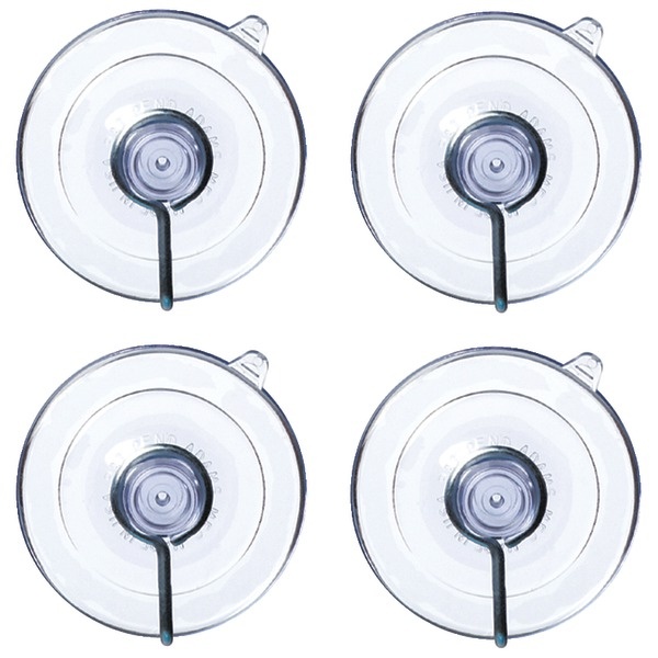 Oem Suction Cups With Hooks, 4 Pk