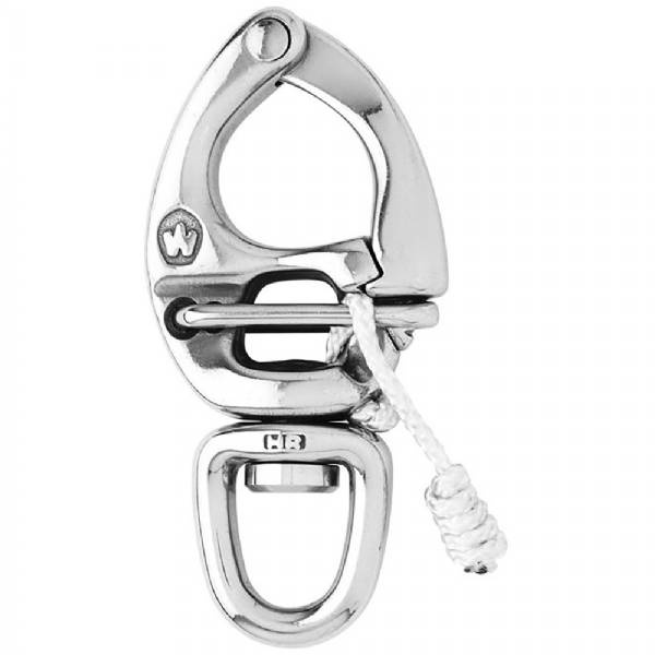 Wichard Hr Quick Release Snap Shackle With Swivel Eye - 90Mm Length -