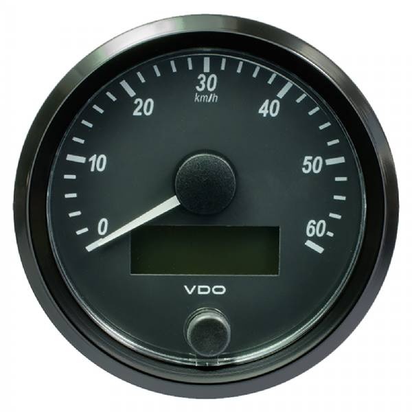 Vdo Vdp Singleviu 80Mm (3-1/8Inch) Speedometer - 60 Km/h
