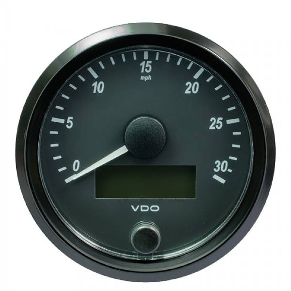 Vdo Singleviu 80Mm (3-1/8Inch) Speedometer - 30 Mph