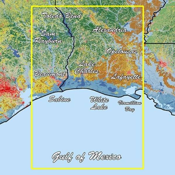 Garmin Louisiana West Standard Mapping Premium