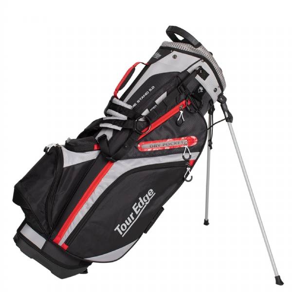 Tour Edge Hot Launch Xtreme Stand 5.0 Bag-Black-Red
