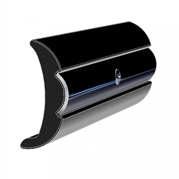 Taco Marine Rigid Vinyl Flex-Core Rub Rail 2 In X 7/8 In - Black 60 Ft