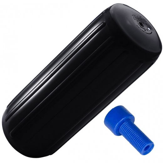 Polyform HTM-1 Hole Through Middle Fender - 6.3 Inch X 15.5 Inch - Black