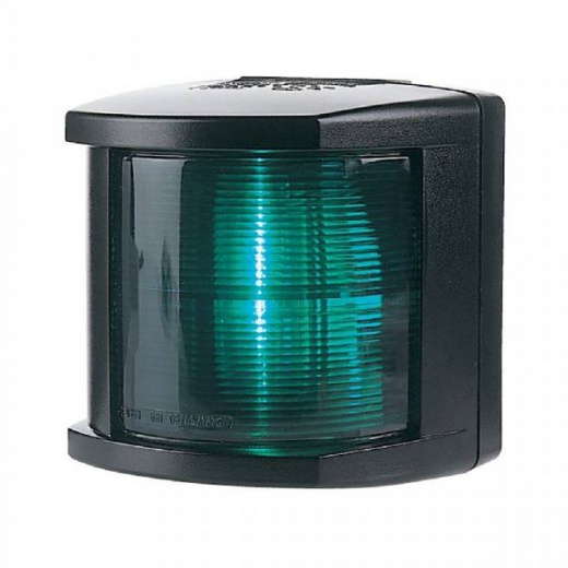 Hella Starboard Navigation Light - Incandescent - 2Nm - Black Housing