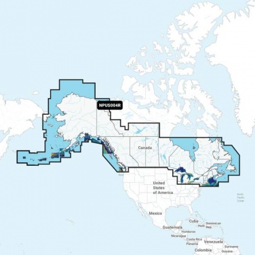 Navionics Platinum Plus NPUS004R Canada and Alaska MicroSD