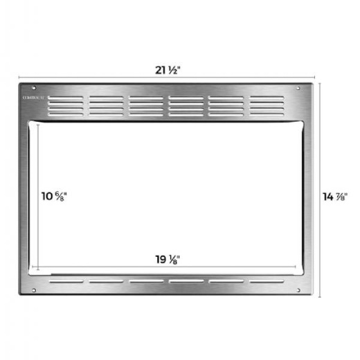 Nat.Quality Trim Kit for Model RV-950S SS - High-Quality Stainless Steel Trim Kit