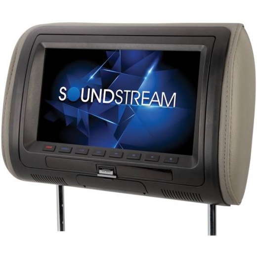 Soundstream 9In Dvd Headrest - Universal Headrest Monitor with DVD Player