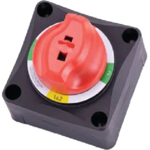 Dometic Switch Bty Disc | 1-2-BOTH-OFF Battery Switch for Efficient Power Management
