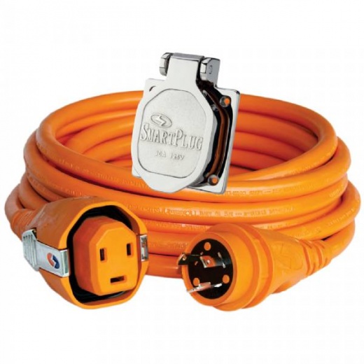 Smartplug 30 Amp 50 Ft Cordset with Stainless Steel - No Thermostat