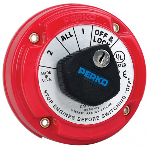 Perko Medium Duty Battery Selector Switch W/Alternator Field