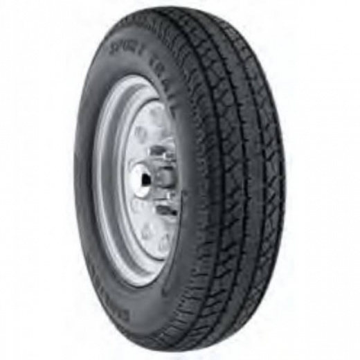 Americana W/T 5L ST205/75D15-C SPK WHT Trailer Tire
