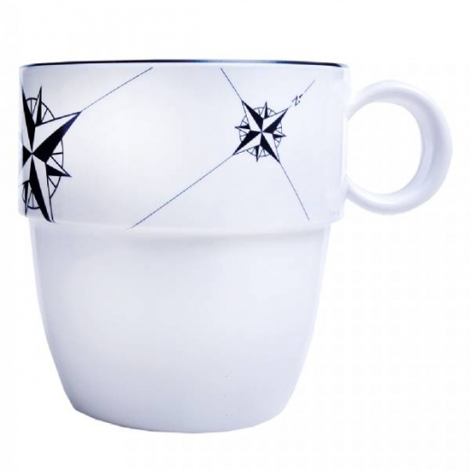 Marine Business Northwind Melamine Non-Slip Coffee Mug Set of 6