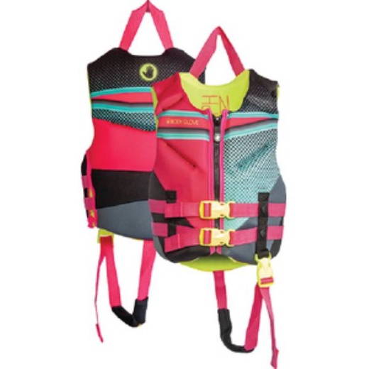 Body Glove Child Phantom Aqua/Pink Evoprene Vest