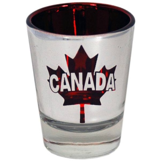 Jenkins Can Shotglass Laser Maple Leaf
