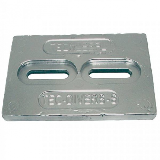 Tecnoseal Mini Aluminum Plate Anode 6Inch X 4Inch X 1/2Inch