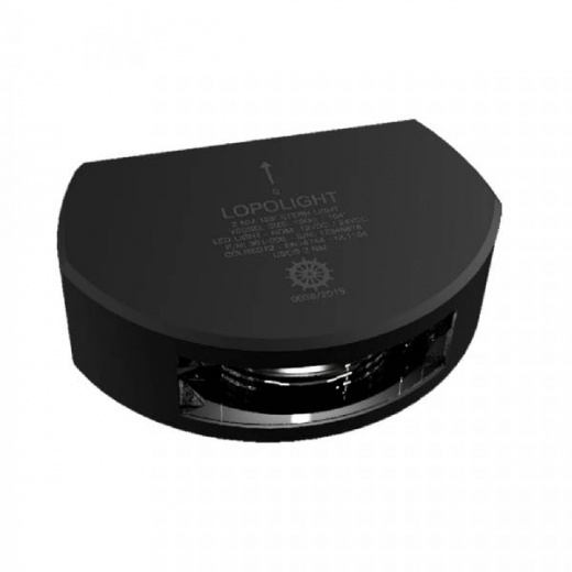 Lopolight 135deg Stern Light with 6M Cable - 2NM Black Housing - Single