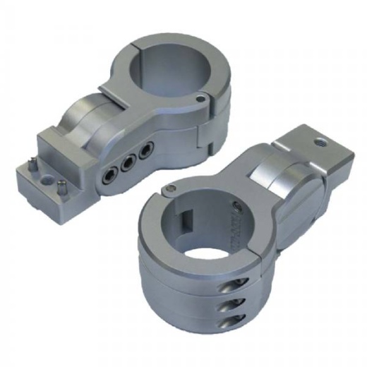 PTM Edge Board Rack Mounts - 2.5Inch Pipe Clamp - Grey