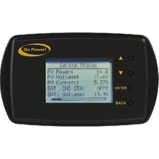 Go Power Remote Display F/GP-RVC-MPPT-30 - Bluetooth-Enabled MPPT Remote