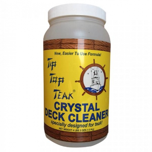 Tip Top Teak Crystal Deck Cleaner - Half Gallon (4Lbs 3Oz) - Case Of 6